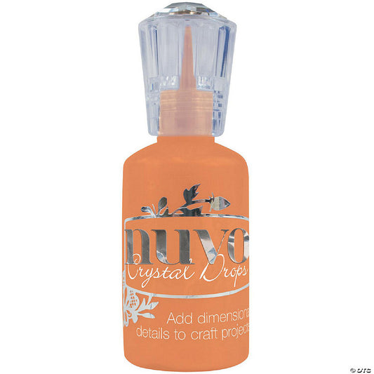 1 Piece(s): Nuvo Crystal Drops 1.1oz-Gloss-Ripened Pumpkin | USA Decoration®