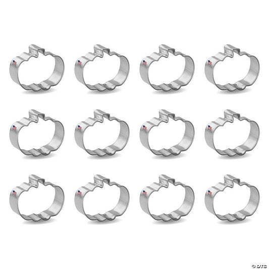 Per Dozen: Mini Pumpkin 1.5 inch Cookie Cutters | USA Decoration®