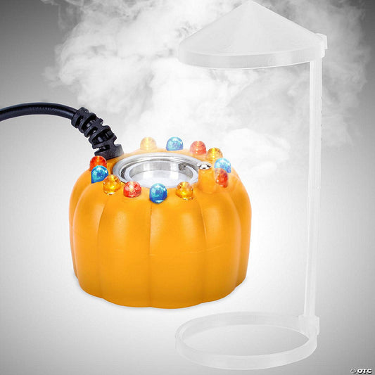 1 Set(s): Pumpkin Mist Maker With Splash Guard With LED Light Atomizer for Halloween | USA Decoration®