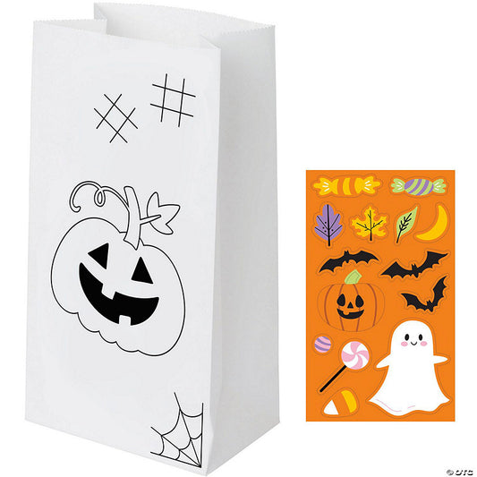 Creative Converting Halloween Activities Paper Treat Bags, 24 ct halloween