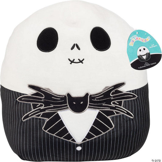 1 Piece(s): Squishmallows 14-Inch Jack Skellington - Nightmare Before Christmas - Official Jazwares Plush - Gift for Kids, Girls & Boys | USA Decoration®