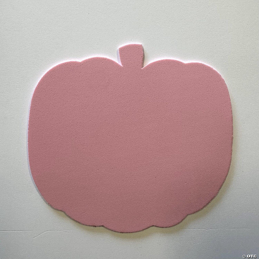 15 Piece(s): Creative Shapes Etc. Large Single Color Creative Foam Craft Cut-outs Pretty in Pink O Ween Pumpkin | USA Decoration®