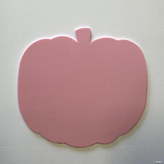 15 Piece(s): Creative Shapes Etc. Large Single Color Creative Foam Craft Cut-outs Pretty in Pink O Ween Pumpkin | USA Decoration®