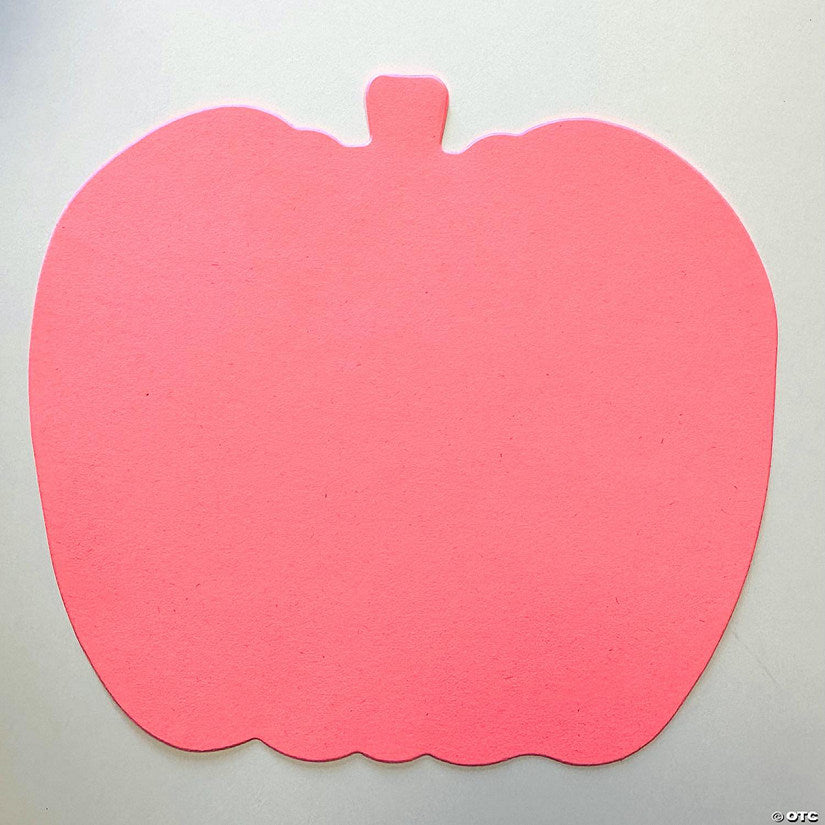 15 Piece(s): Creative Shapes Etc. Super Cut-outs Single Color Pretty in Pink O Ween Pumpkin 8in x 10in | USA Decoration®