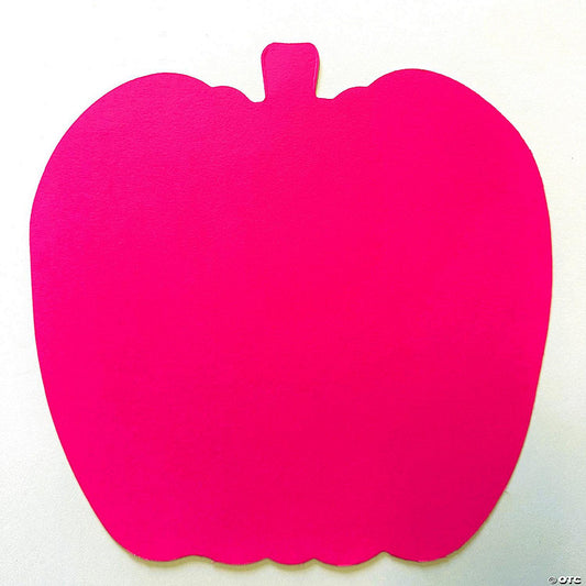 15 Piece(s): Creative Shapes Etc. Single Color Bright Neon Super Cut-outs Pretty in Pink O Ween Pumpkin | USA Decoration®