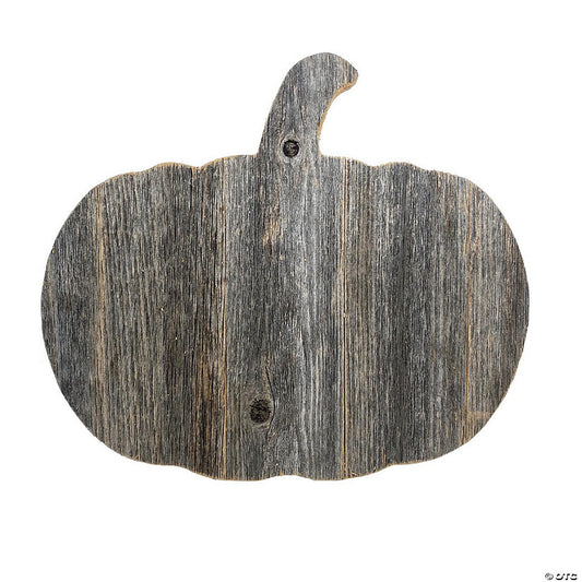 1 Piece(s): Rustic Farmhouse Fall Harvest 12" Reclaimed Wood Pumpkin | USA Decoration®