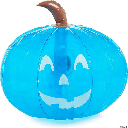 1 Count: Teal Pumpkin 15" Inflatable for Halloween Decorations - Blow Up Indoor / Outdoor Jack O Lantern Decor - Official Teal Pumpkin Project Gear - Decorations for Fal | USA Decoration®