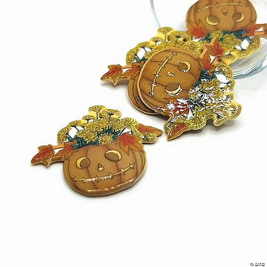 20 Piece(s): 20 Pieces Halloween Pumpkin Basket Charm | USA Decoration®