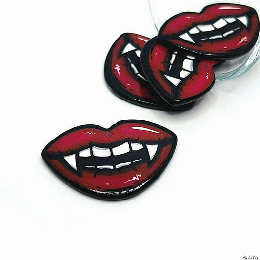20 Pcs Large Vampire Teeth Pendants | USA Decoration®