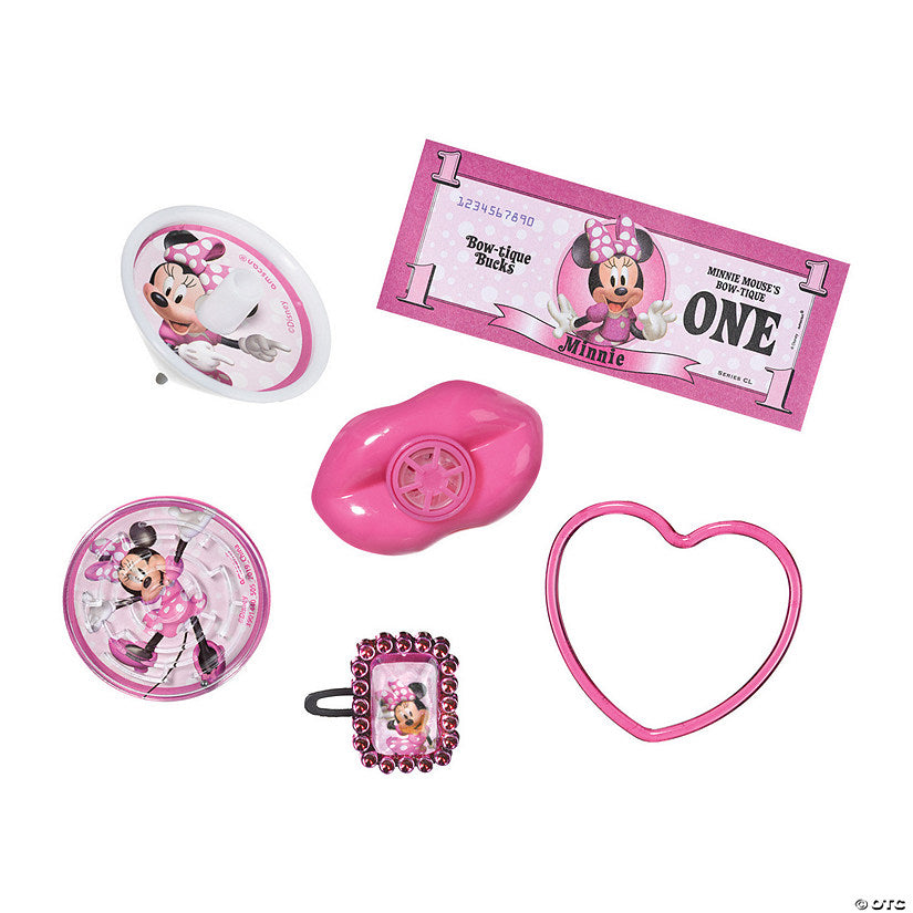11 3/4" x 8 3/4" Disney’s Minnie Mouse Party Favor Pack Assortment - 48 Pc. | USA Decoration®