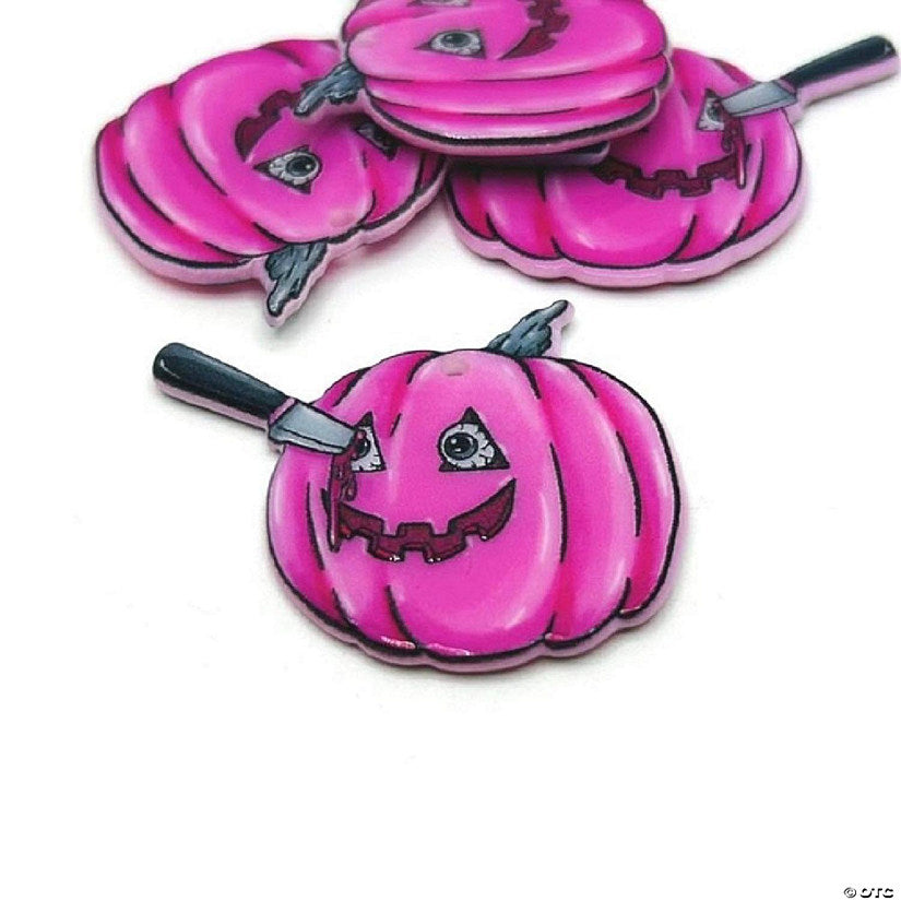 20 Piece(s): 20 Pcs Pink Punk Pumpkin Pendants | USA Decoration®