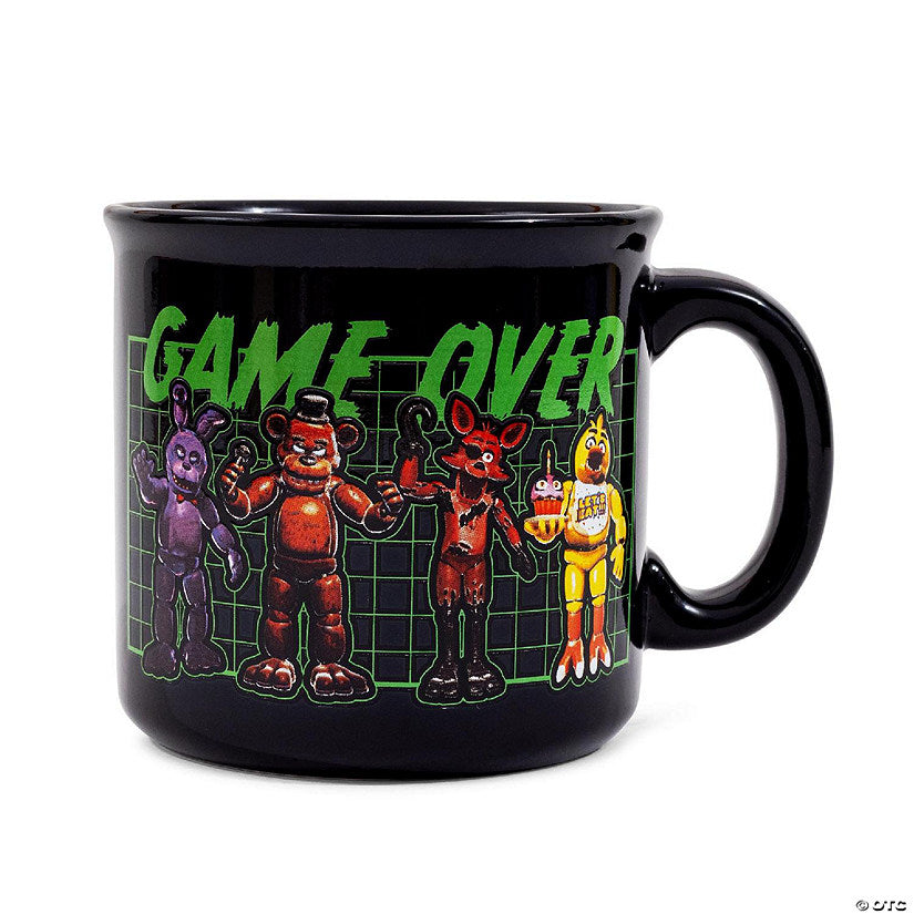 Five Nights At Freddy's "Game Over" Ceramic Camper Mug Holds 20 Ounces | USA Decoration®