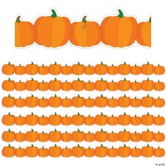 6 Piece(s): Eureka Pumpkins EPropertra Wide Deco Trim, 37 Feet Per Pack, 6 Packs | USA Decoration®