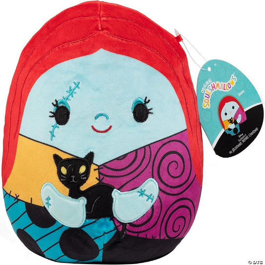 Squishmallows Original 8" Sally with Cat - Nightmare Before Christmas - Official Jazwares Plush - Collectible | USA Decoration®