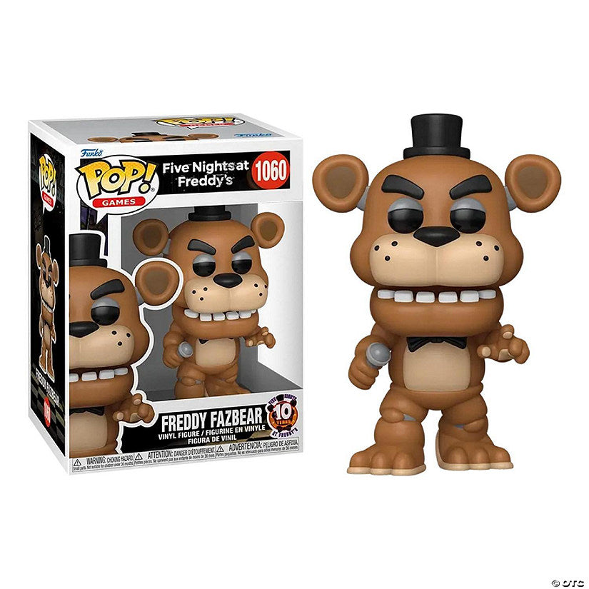 1 Piece(s): Five Nights at Freddy's Funko POP 10th Anniversary Freddy | USA Decoration®