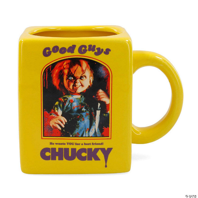 Child's Play Chucky Good Guys Sculpted Ceramic Mug Holds 20 Ounces | USA Decoration®