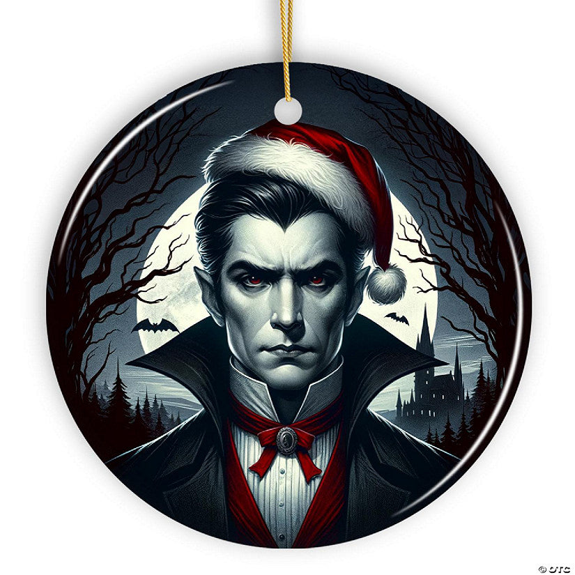 Midnight Terror Dracula Ornament, Sinister Holiday Keepsake and Halloween Tree Decor (Version 1), OrnamentallyYou | USA Decoration®