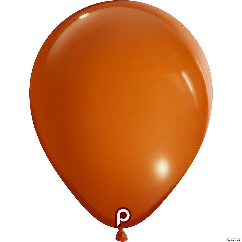 100 Piece(s): Prima - 11" - Orange - Pumpkin Balloons | USA Decoration®