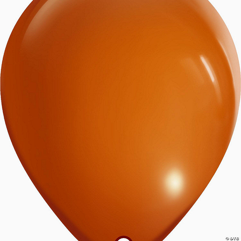 25 Piece(s): Prima - 18" - Orange - Pumpkin Balloons | USA Decoration®