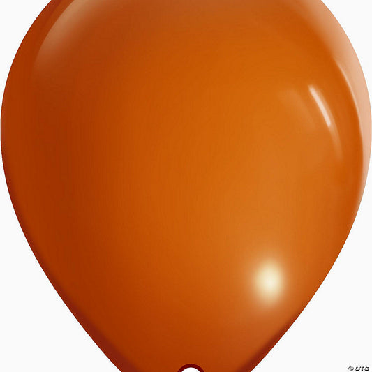 25 Piece(s): Prima - 18" - Orange - Pumpkin Balloons | USA Decoration®