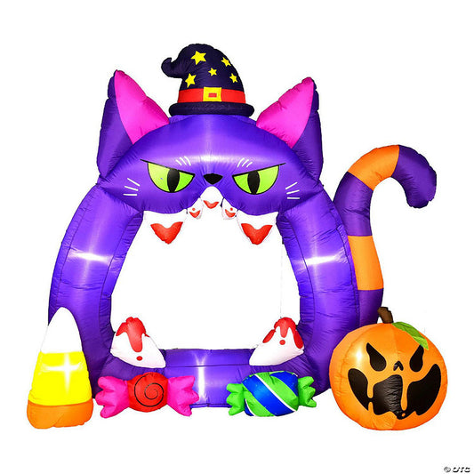 1 Set(s): 7.3FT Halloween Decorations - Outdoor Inflatable Pumpkin | USA Decoration®