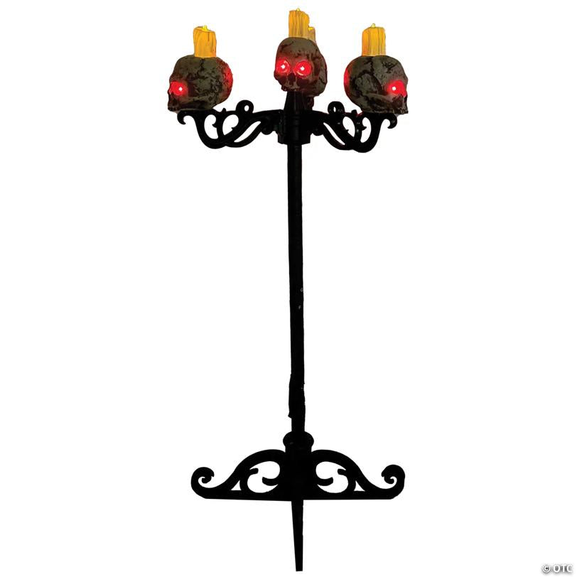 14 1/2" - 5 Ft. Light-Up 3-In-1 Skull Candelabra Plastic Halloween Decoration