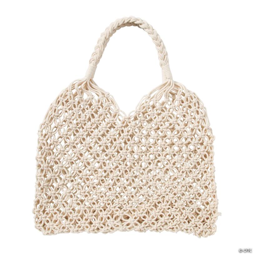 15 3/4" x 20 3/4" Large Macrame Handbag