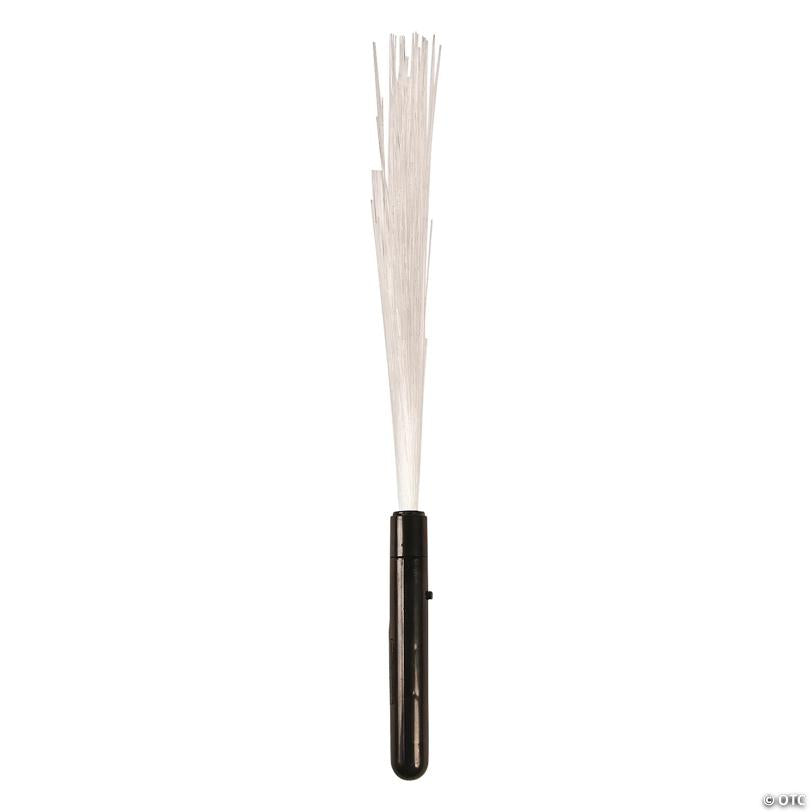 15" Rainbow Colors Fiber Optic Plastic Light-Up Wands - 12 Pc.
