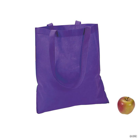 15" x 17" Large Nonwoven Tote Bags - 12 Pc.