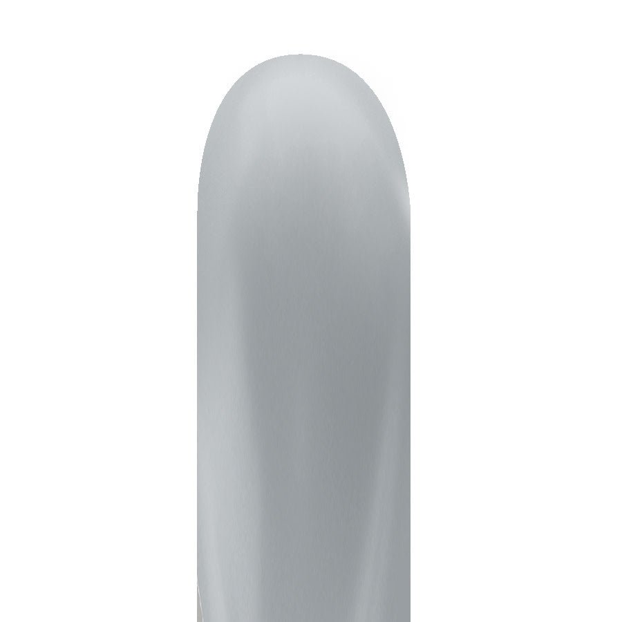 Latex Balloons Metallic Silver 160S