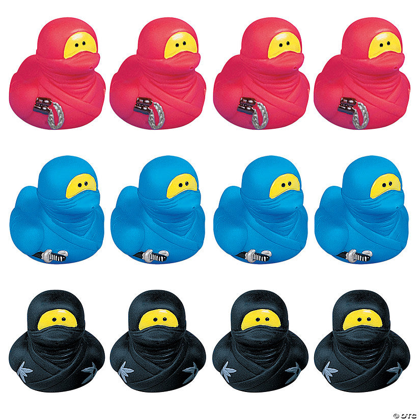 Ninja Rubber Ducks - 12 Pc. | USA Decoration®