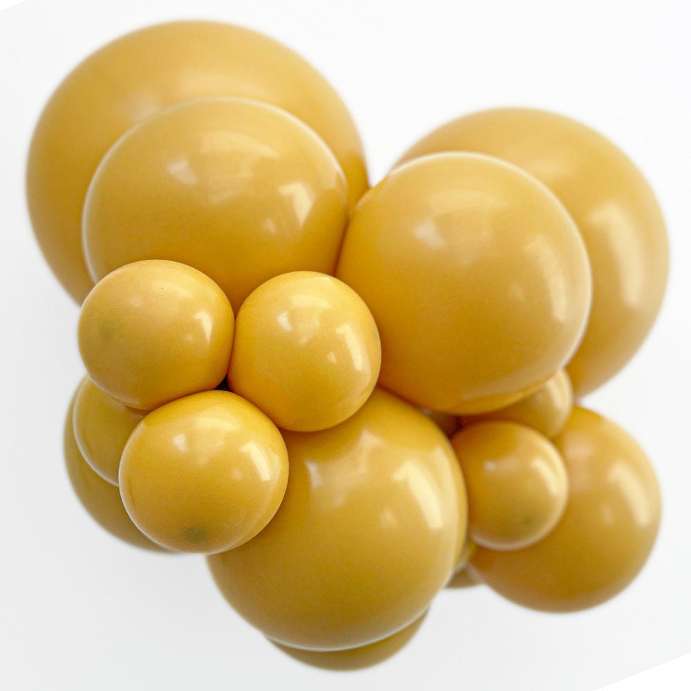 Latex Balloons 17 Inch TUFTEX Mustard