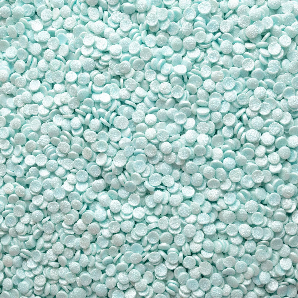 Oasis Supply Baby Shower Sprinkles & Sugar Shapes. Edible Decorations for Cakes, Cupcakes, and Cookies. Gender Reveal, Boy, Girl, and Neutral Party Baking Decorations (Pearl Quins - Blue)
