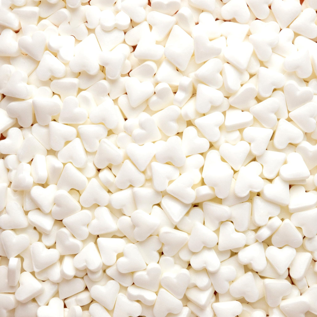 Oasis Supply Valentine's Day Sprinkles, White Heart Sprinkles - 3 oz