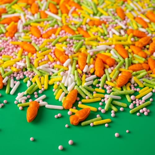 Oasis Supply Easter & Spring Sprinkle Mix Collection - It's Carrot Time Sprinkle Mix - 3 oz
