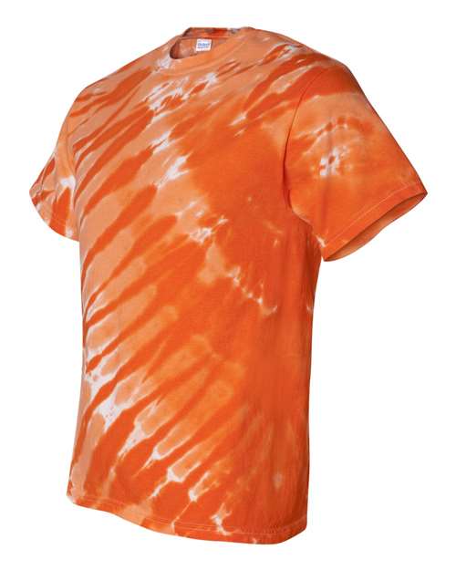 Tiger Stripe Tie-Dyed T-Shirt | USA Decoration