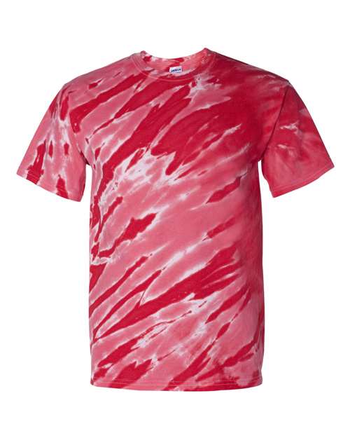 Tiger Stripe Tie-Dyed T-Shirt | USA Decoration