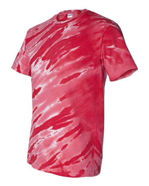 Tiger Stripe Tie-Dyed T-Shirt | USA Decoration