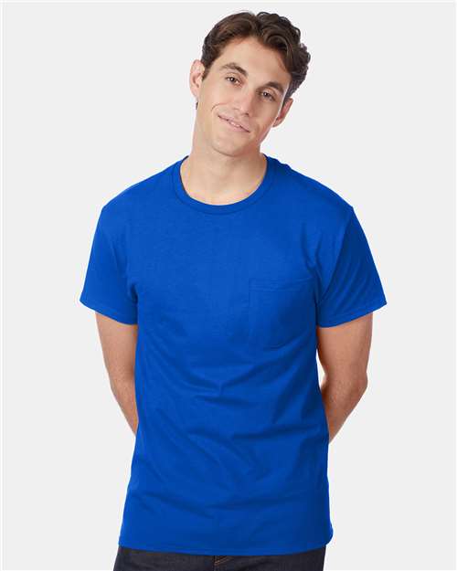 Authentic Pocket T-Shirt | USA Decoration