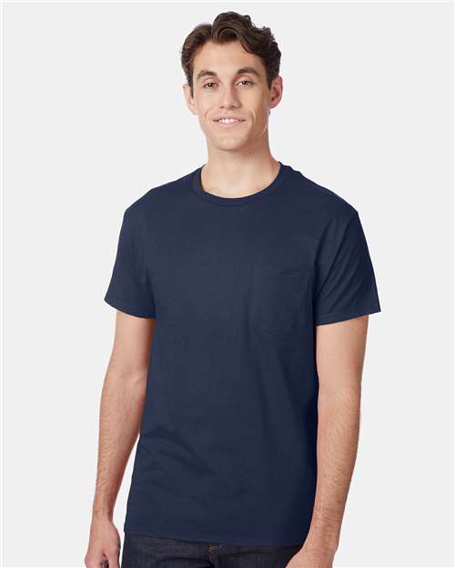 Authentic Pocket T-Shirt | USA Decoration