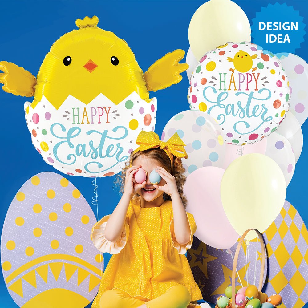 Easter Foil Balloon Chick