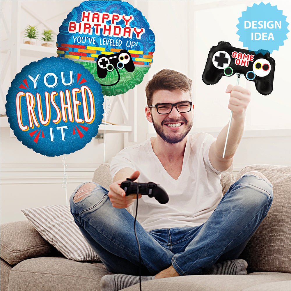 Foil Balloon Game Controller Birthday