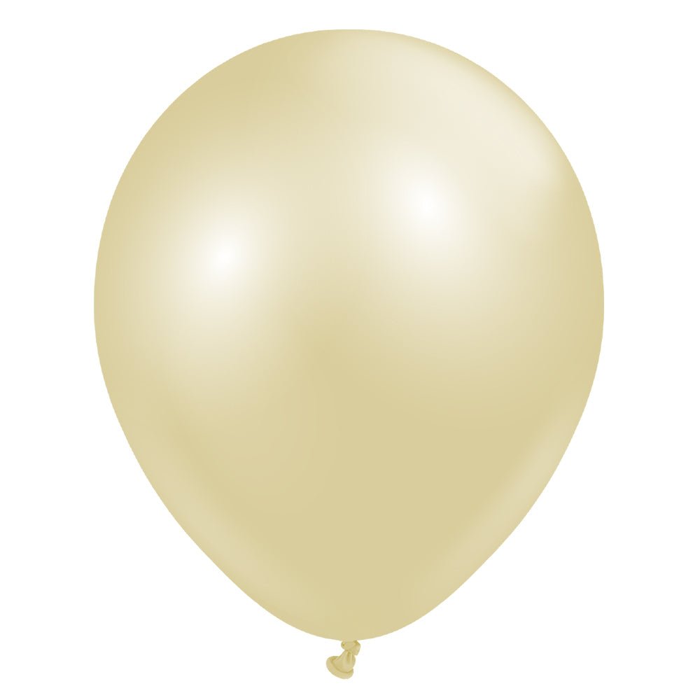 Latex Balloons 18 Inch Kalisan Aura Antique Gold