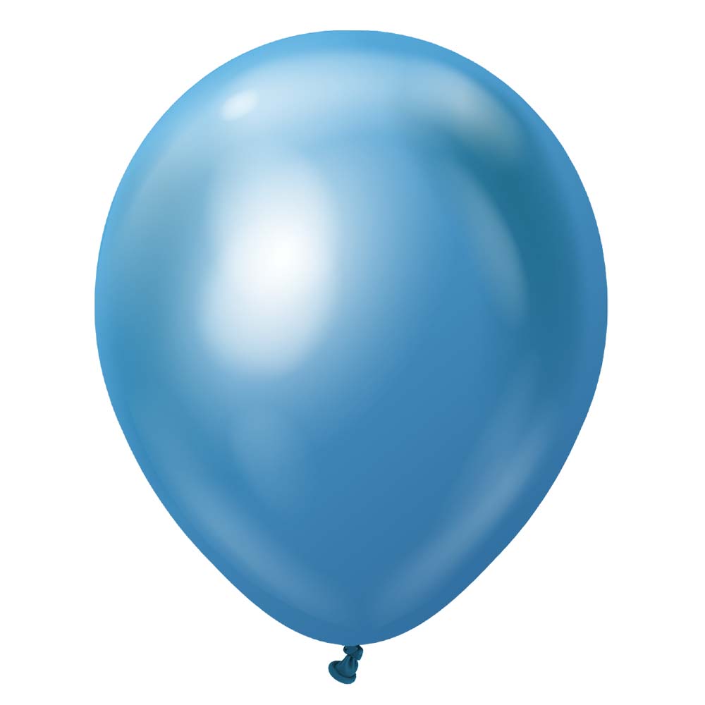 18 Inch Latex Balloons Mirror Blue