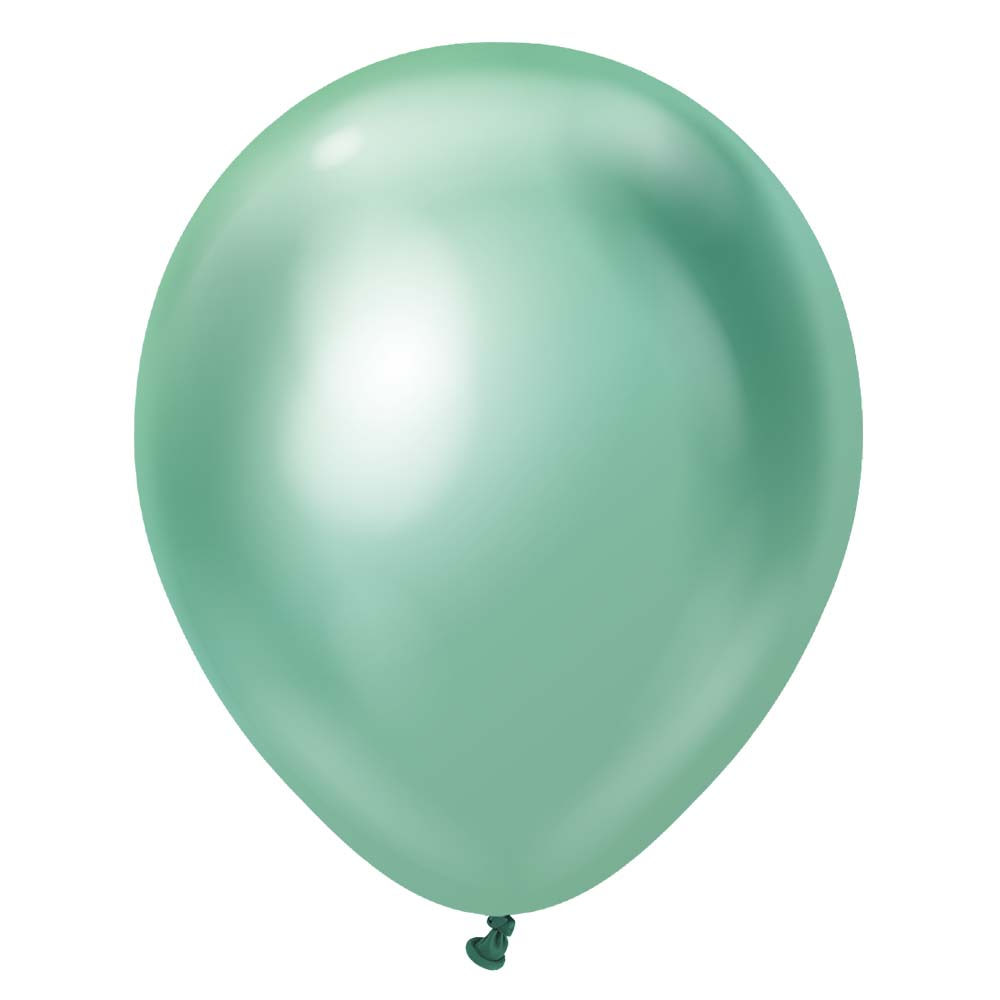 18 Inch Latex Balloons Mirror Green