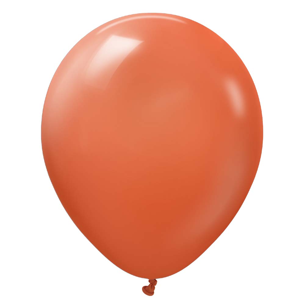 Latex Balloons 18 Inch Retro Rust Orange