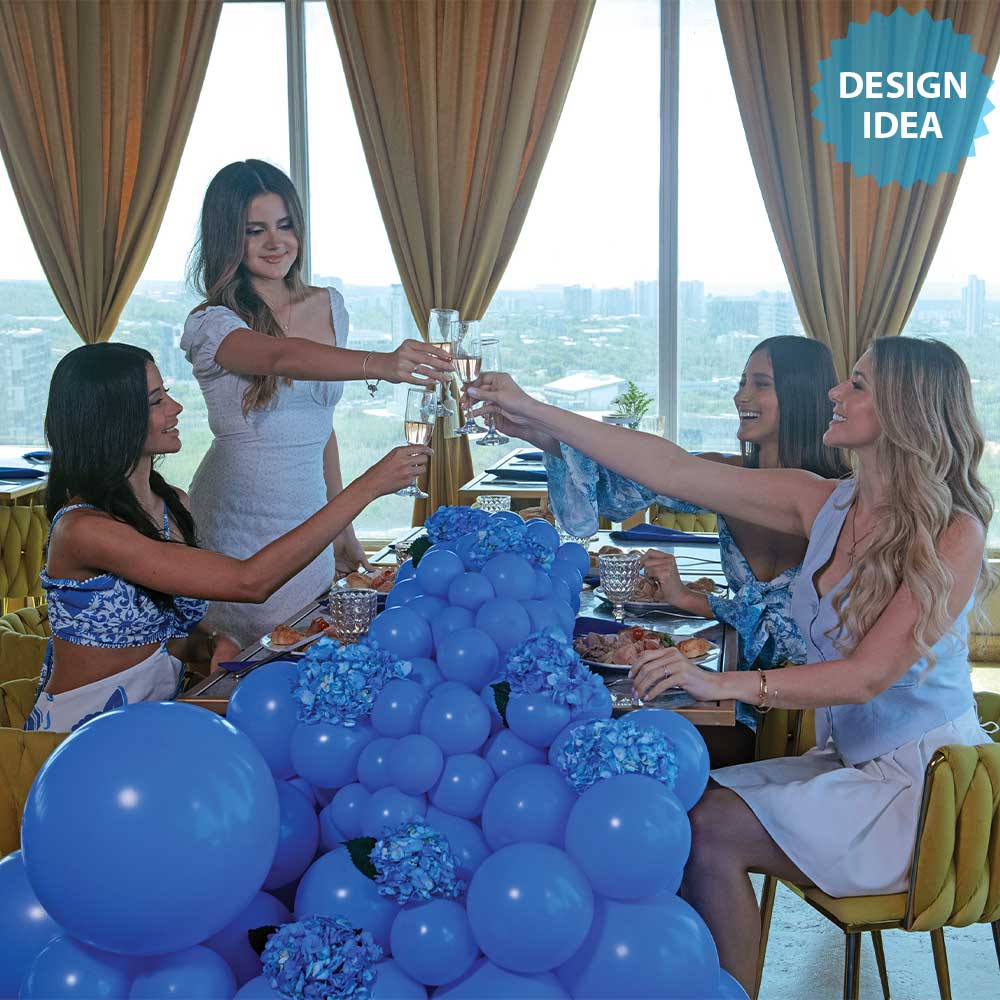 Latex Balloons Periwinkle Blue 18 Inch