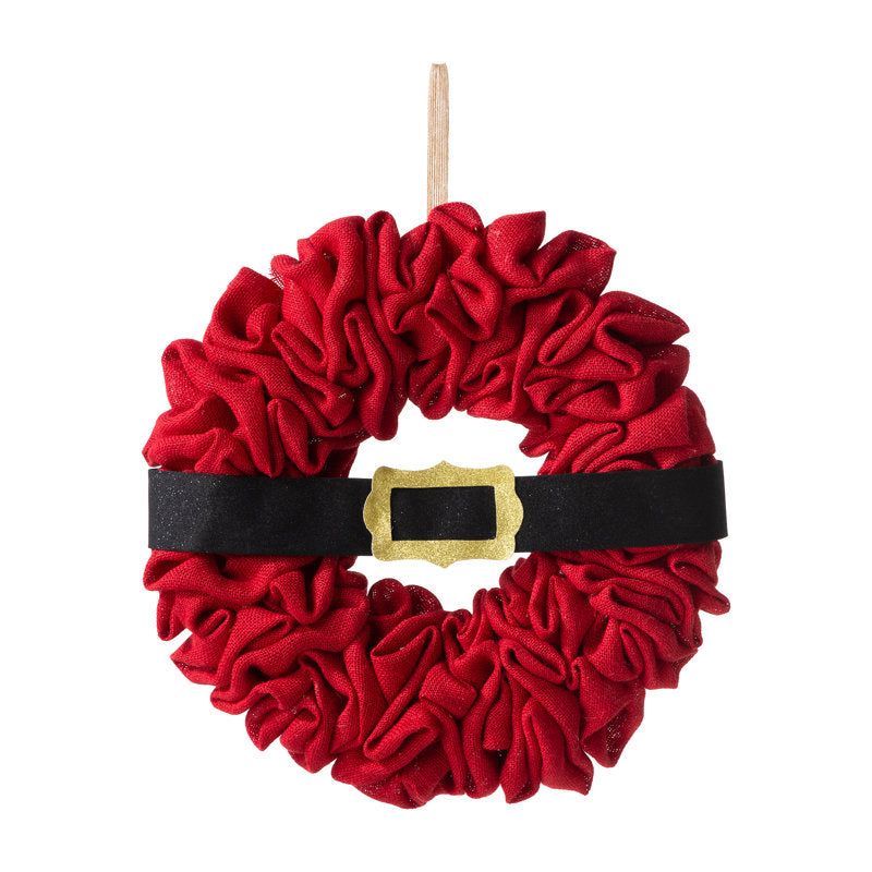 18" Christmas Wreath displayed on a front door