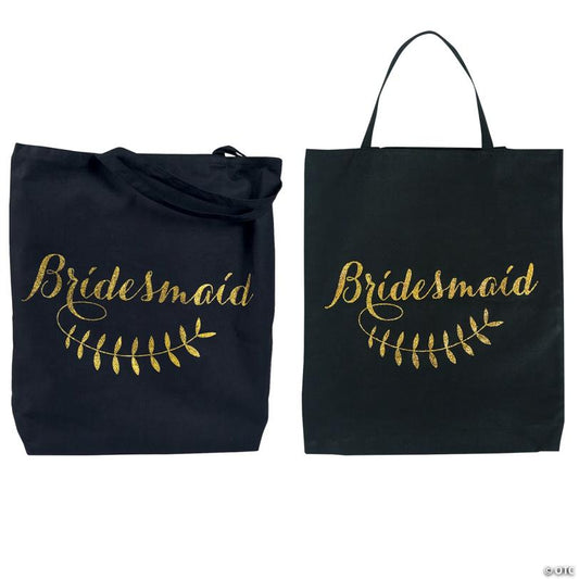 18" x 20" Large Poly-Cotton Bridesmaid Tote Bag - 1 Pc.