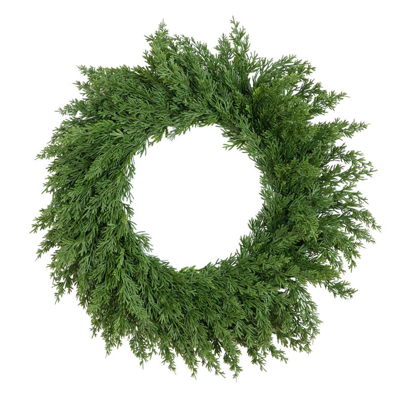 18" cedar Christmas wreath